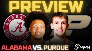 Alabama vs Purdue Game Preview And Predictions [upl. by Godewyn]