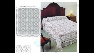 Crochet Bedspread  Free Crochet Patterns Part 21 [upl. by Aynad]