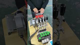 proportional coil clutch motor crane wireless radio Lifts Manipulatorfassiunichiabpalfinger [upl. by Ainej308]