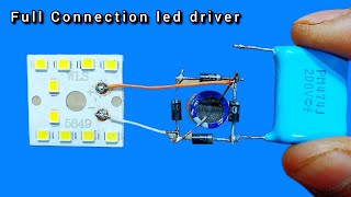 simple LED driver circuit  led driver circuit kaise banaen [upl. by Ennairod]