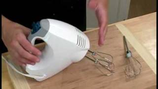 Cooking Tips  How to Use a Hand Mixer [upl. by Oniluap]