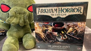 They Rereleased The Dunwich Legacy  Investigator Expansion Unboxing  Arkham Horror The Card Game [upl. by Ahtimat439]