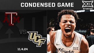 Texas AampM vs UCF Condensed Game  202425 Big 12 Mens Basketball [upl. by Ynahirb]