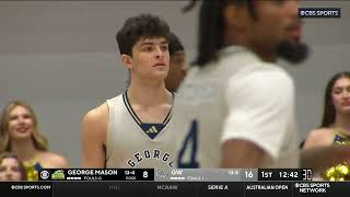 George Washington vs George Mason  2024115  NCAAB Game [upl. by Anemolif]