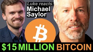 Michael Saylor Predicts 15000000 BITCOIN 500x from 30k [upl. by Adiuqram]