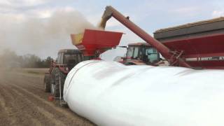 Richiger R9 Grain Bagger in Central Missouri [upl. by Masera]