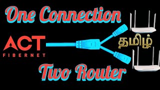 How To Connect Second Router From All Network ACT Fibernet  JIO  Airtel Without Signal Loss Tamil [upl. by Naaman915]