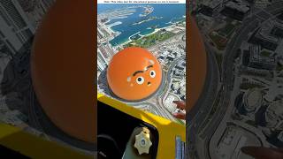 Amazing Emoji dome at Dubai Island road junction।😱shortvideo amazingfacts [upl. by Eenat]