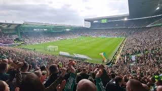 Amazing Atmosphere  Bella Ciao  Celtic vs Rangers [upl. by Eniamreg]