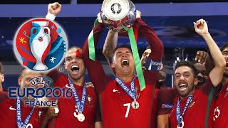 Portugal  France EURO 2016 final Portuguese commentary  Highlights [upl. by Eisnil]