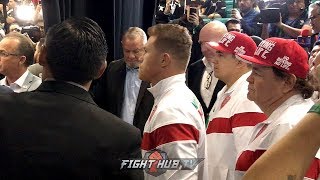 BEHIND THE SCENES WITH CANELO ALVAREZ MOMENTS BEFORE SERGEY KOVALEV MISSED WEIGHT [upl. by Hooge]