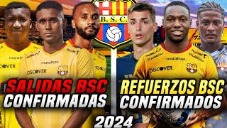 ÚLTIMOS REFUERZOS y SALIDAS CONFIRMADAS BARCELONA SC 2024 PREVIO a la PRETEMPORADA y NOCHE AMARILLA [upl. by Kooima794]