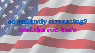 The Star Spangled Banner karaoke [upl. by Adnerad]