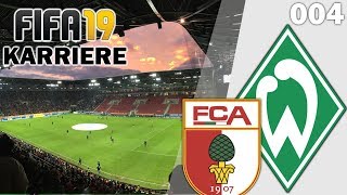 FIFA19 Karriere  Werder Bremen 004  Spieltag 4 FCA  SVW [upl. by Coop]