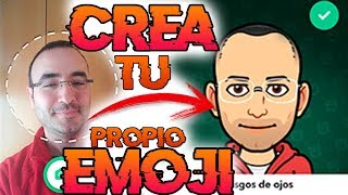 Crea tus Emojis para WhatsApp Facebook Messenger 😂🤣 GRATIS 2018 [upl. by Marcello]