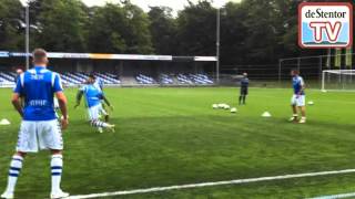 Eerste voetbaltraining AGOVV [upl. by Neelon]