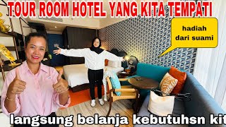 TOUR ROOM HOTEL YG KITA TEMPATI amp LANGSUNG BELANJA KEPERLUAN KITA SELAMA DI BALI HADIAH DARI SUAMI [upl. by Mill149]