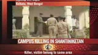 Student killed in Shantiniketan [upl. by Siffre956]