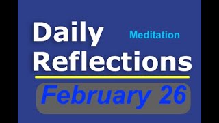 Daily Reflections Meditation Book – February 26 – Alcoholics Anonymous  Read Along – Sober Recovery [upl. by Alvera]