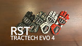 RST 레이싱 롱 글러브 TRACTECH EVO 4 GLOVES 바이크 롱장갑 [upl. by Aicnilav]