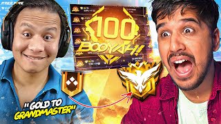 100 Streak Challenge By Amit Bhai 😵 Free Fire Max  Tonde Gamer [upl. by Parshall]