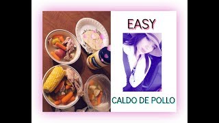 EASY CALDO DE POLLO  Mom Meals 1 [upl. by Kieryt]