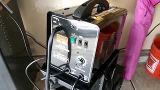 Chicago Electric Mig 170180 Welder Outlet [upl. by Sirtimid]