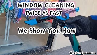 Window Cleaning Double Your Speed We Show You How [upl. by Darice]