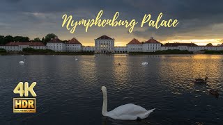 Nymphenburg Palace Walking Tour in Winter at Night PT 3 EXIT  MunichGermany 🇩🇪 [upl. by Oakleil]