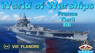 Flandre vorgestellt quotFRAT8BBquot in World of Warships auf Deutsch [upl. by Roberto]