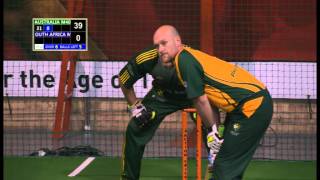 Indoor Cricket Masters World Series 2013 O40 Final Australia vs South Africa Part 1 [upl. by Nolahs]