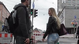 Bist du gut versichert Du hast gerade eine Beule bei mir verursacht  STREET COMEDY  PRANK [upl. by Willetta417]