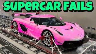 Expensive Supercars Fails  Wins Compilation  Best of Driving Caught on Camera 2024 [upl. by Romo]