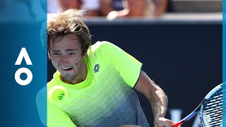 Thanasi Kokkinakis v Daniil Medvedev match highlights 1R  Australian Open 2018 [upl. by Irroc613]