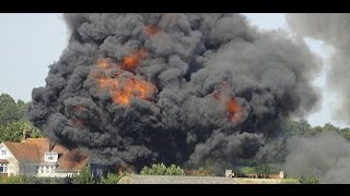 Shoreham air show plane crash  FULL VIDEO West Sussex [upl. by Benedick]