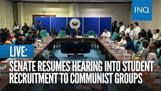 LIVE Senate resumes hearing into student radicalization recruitment to communist groups  August 6 [upl. by Ailyt]