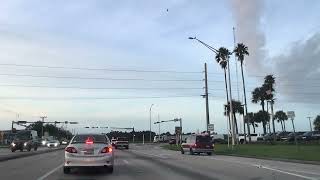 Driving on sw 95 st from Kendall FL sw 117 ave US1 sw 248 st in Princeton FL hoods [upl. by Swec]