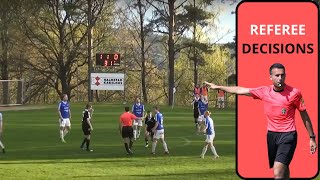 Referee decisions Div 4 2 [upl. by Leahcimed]