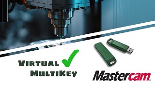 Mastercam Virtual Usb Key  new version  No Mastercam License found [upl. by Atirehgram]