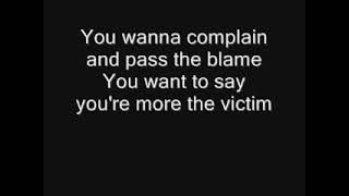 linkin park MORE THE VICTIM LYRICS [upl. by Eirrot]