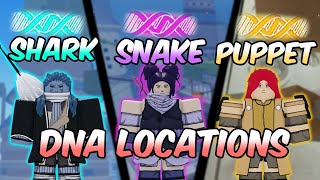 RACE LOCATIONS DNA  Private Server Codes  Shinobi Life 2 [upl. by Lerrud326]