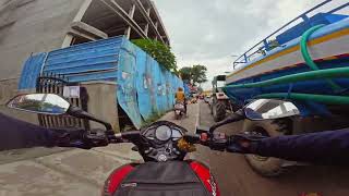 Huge traffic between Bellandur and Marathahalli  NS200 ride  HRBWorld [upl. by Amelia]