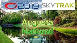 TGC 2019 SKYTRAK Golf Simulator  Augusta National [upl. by Atinas371]