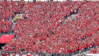 WISCONSIN JUMP AROUND in student section at Camp Randall Madison [upl. by Paxon]