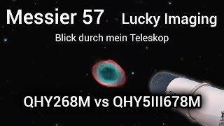 Messier 57  Lucky Imaging  Blick durch mein Teleskop 🔭 [upl. by Alag]