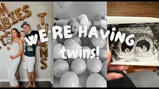 how I found out I was having TWINS  gender reveal [upl. by Enialb]