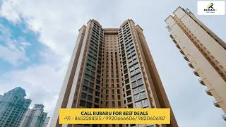 Hiranandani Fortune City Sector C 3BHK Flat Flora  Podium View  Amazing Balcony View [upl. by Elleiram492]