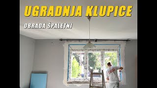 Obrada špaletni oko ugrađenog prozora i ugradnja pvc klupice [upl. by Dlonyar]