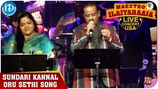 SP Balasubrahmanyam LIVE  Maestro Ilaiyaraaja Live Concert  Sundari Kannal Oru Sethi Song  Chitra [upl. by Iraj]