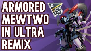 ARMORED MEWTWO LEADS A NON XL TEAM ON A 164 RUN IN THE NEW ULTRA LEAGUE REMIX CUP  Pokémon GO PvP [upl. by Stark82]